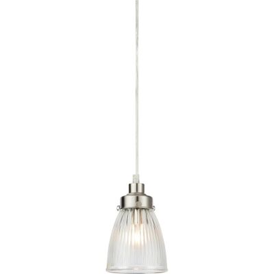 Markslöjd, Pendelleuchte, BELLIS Pendant 1L Clear/Satin Nickel Markslöjd, Pendelleuchte, BELLIS Pendant 1L Clear/Satin Nickel