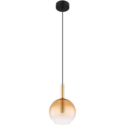 Globo Pendelleuchte - Schwarz - Metall - 18cm - Klassischer Stil Globo Pendelleuchte - Schwarz - Metall - 18cm - Klassischer Stil