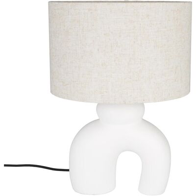 Zuiver Bibi Weiße-Beige Organische Keramik-Tischlampe - Tischleuchte Zuiver Bibi Weiße-Beige Organische Keramik-Tischlampe - Tischleuchte