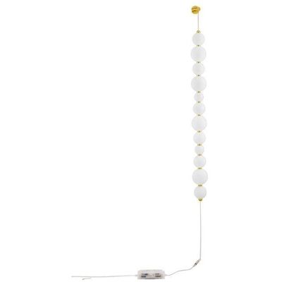 Nova Luce, Deckenleuchte, PERLA LED Wandleuchte Gold 41W Warmweiss 10x9x124cm dimmbar 9695244 Nova Luce, Deckenleuchte, PERLA LED Wandleuchte Gold 41W Warmweiss 10x9x124cm dimmbar 9695244