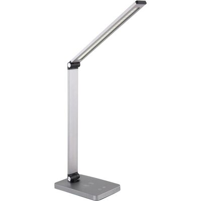 Platinet, Tischlampe, Desk LED Lamp 10W Dimmable, Touch Control, Wireless Charging, USB Port, Silver (500 lm) Platinet, Tischlampe, Desk LED Lamp 10W Dimmable, Touch Control, Wireless Charging, USB Port, Silver (500 lm)