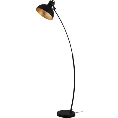 EGLO, Stehlampe, Jaafra Stehlampe - E27 - 158 cm - Boog -Lampe - Schwarz/Gold (E27) EGLO, Stehlampe, Jaafra Stehlampe - E27 - 158 cm - Boog -Lampe - Schwarz/Gold (E27)