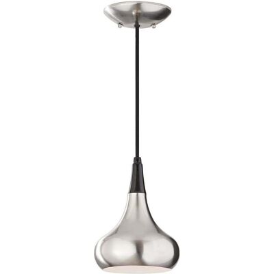 Feiss Beso Deckenpendel aus gebürstetem Stahl - Verstellbar, E27, Skandinavisches Design Feiss Beso Deckenpendel aus gebürstetem Stahl - Verstellbar, E27, Skandinavisches Design