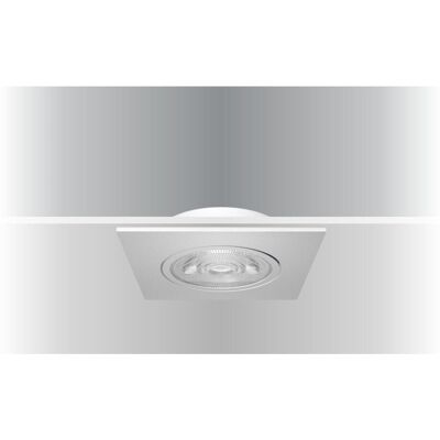 Synergy 21, Deckenleuchte, LED Deckeneinbauspot Helios schwarz quadratischschwenkbar warmweiss (398 lm) Synergy 21, Deckenleuchte, LED Deckeneinbauspot Helios schwarz quadratischschwenkbar warmweiss (398 lm)