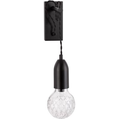 Nova Luce, Deckenleuchte, VEDA Wandleuchte G9 Schwarz 9,5x20x39cm dimmbar 9536416 (G9) Nova Luce, Deckenleuchte, VEDA Wandleuchte G9 Schwarz 9,5x20x39cm dimmbar 9536416 (G9)
