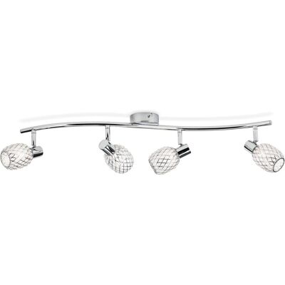 Philips Deckenleuchte, Essentials 5027411E7 Strahler Oberflächenbeleuchtung Chrom G9 (G9) Philips Deckenleuchte, Essentials 5027411E7 Strahler Oberflächenbeleuchtung Chrom G9 (G9)