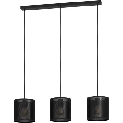 EGLO, Pendelleuchte, 43796 MANBY E27 3-fach Hängeleuchte 900x200mm Schwarz (E27) EGLO, Pendelleuchte, 43796 MANBY E27 3-fach Hängeleuchte 900x200mm Schwarz (E27)
