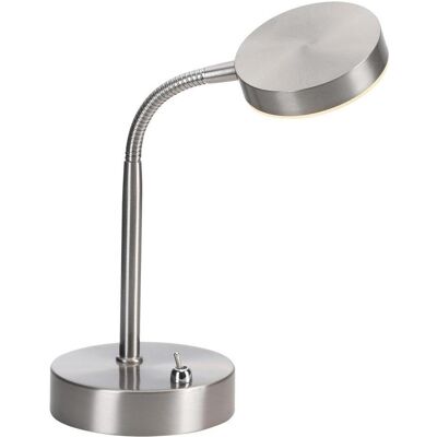 Just Light, Tischlampe, HENSKEN LED Tischleuchte Warmweiss 5W stahl 14419-55 Just Light, Tischlampe, HENSKEN LED Tischleuchte Warmweiss 5W stahl 14419-55