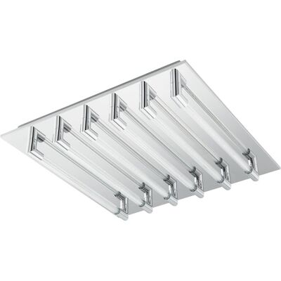 EGLO, Deckenleuchte, 95399 Velarde LED Deckenleuchte 6x4W Stahl Chrom EGLO, Deckenleuchte, 95399 Velarde LED Deckenleuchte 6x4W Stahl Chrom