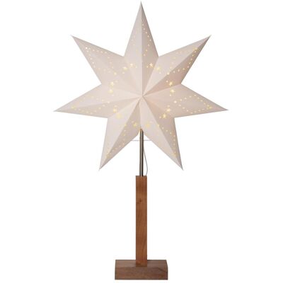 Star Trading, Stehlampe, Standleuchte Stern 70x43 beige (E14) Star Trading, Stehlampe, Standleuchte Stern 70x43 beige (E14)