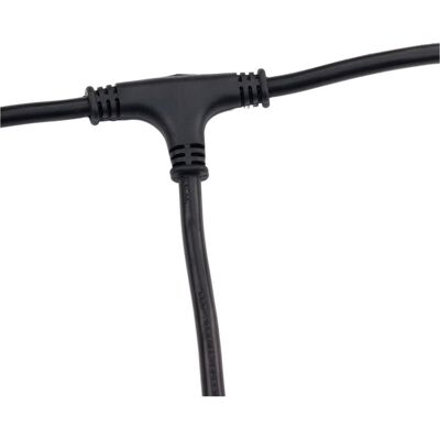 ISOLED - Track48 T-Connector - Schwarz - 4-polig - T-Connector ISOLED - Track48 T-Connector - Schwarz - 4-polig - T-Connector