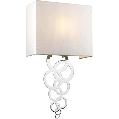 Elstead Lighting, Deckenleuchte, Rosa Wandleuchte E27 Medium Poliertes Chrom Elfenbeinfarbe (E27) Elstead Lighting, Deckenleuchte, Rosa Wandleuchte E27 Medium Poliertes Chrom Elfenbeinfarbe (E27)