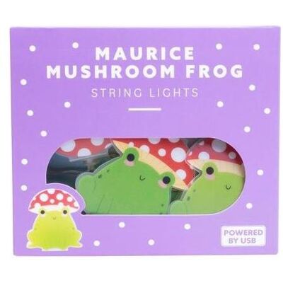 Fizz Creations, Lichterkette, Maurice Mushroom Frog String Light - Green, Red, White (2.56 m) Fizz Creations, Lichterkette, Maurice Mushroom Frog String Light - Green, Red, White (2.56 m)