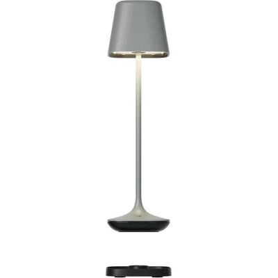 Leonardo, Tischlampe, Capri Akku Tischleuchte Grau RGB 76052 Leonardo, Tischlampe, Capri Akku Tischleuchte Grau RGB 76052