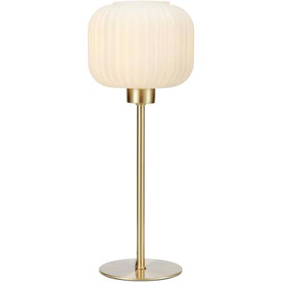 Markslöjd, Tischlampe, SOBER Table Small 1L Brushed Brass/White (E14) Markslöjd, Tischlampe, SOBER Table Small 1L Brushed Brass/White (E14)