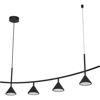 Osram, Pendelleuchte, LED Pendelleuchte Decor Fuji 4XPendant Linear 16W 930 Black Warm weiss 4099854460456 (620 lm) Osram, Pendelleuchte, LED Pendelleuchte Decor Fuji 4XPendant Linear 16W 930 Black Warm weiss 4099854460456 (620 lm)