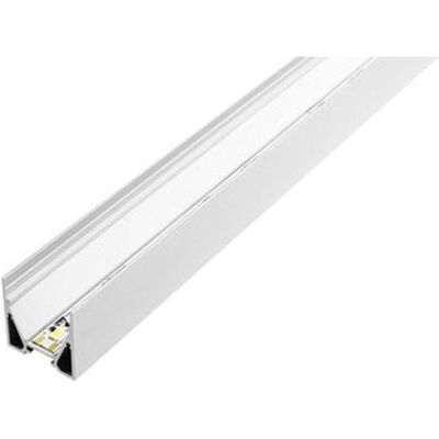 Barthelme Aluprofil 3m Catania - Wandmontage - Silber Barthelme Aluprofil 3m Catania - Wandmontage - Silber