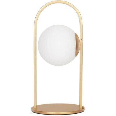 NOVA LUCE Hook Satin Gold LED Tischlampe - Tischlampe NOVA LUCE Hook Satin Gold LED Tischlampe - Tischlampe