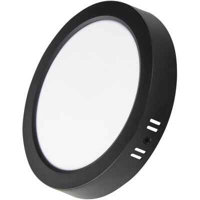 Luxula, Deckenleuchte, LED-Deckenleuchte, 6W, EEK: F, 600lm, CCT, IP44, rund, schwarz (600 lm) Luxula, Deckenleuchte, LED-Deckenleuchte, 6W, EEK: F, 600lm, CCT, IP44, rund, schwarz (600 lm)