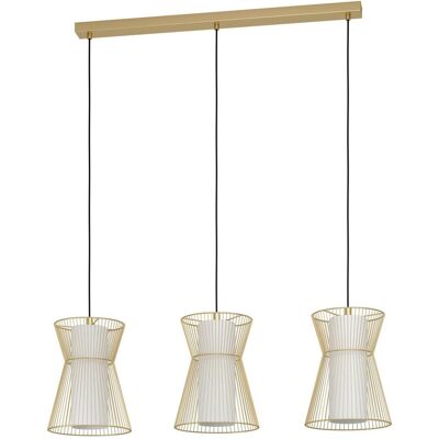 EGLO, Pendelleuchte, Pendelleuchte MASETA 3x E27 Gold/Weiss (E27) EGLO, Pendelleuchte, Pendelleuchte MASETA 3x E27 Gold/Weiss (E27)