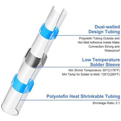 Synergy 21, Beleuchtung Zubehör, Löt-Schrumpfverbinder Set - Wasserdicht IP67 Synergy 21, Beleuchtung Zubehör, Löt-Schrumpfverbinder Set - Wasserdicht IP67