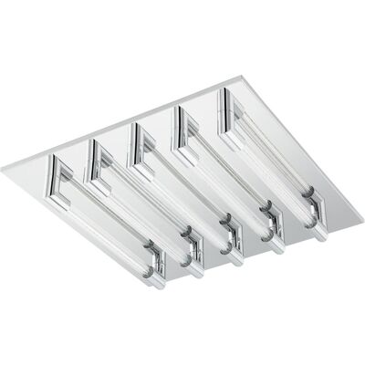 EGLO, Deckenleuchte, 95398 Velarde LED Deckenleuchte 5x4,3W Stahl Chrom EGLO, Deckenleuchte, 95398 Velarde LED Deckenleuchte 5x4,3W Stahl Chrom
