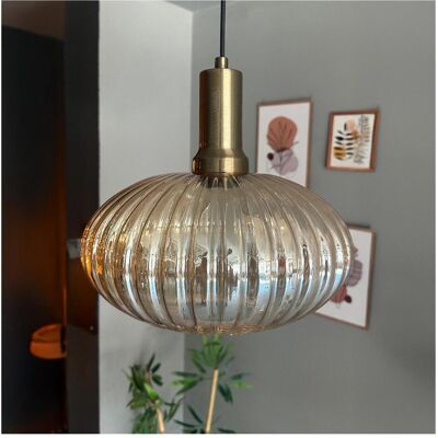 Bamyum, Pendelleuchte, Elegant Pendelleuchte Glas (E27) Bamyum, Pendelleuchte, Elegant Pendelleuchte Glas (E27)
