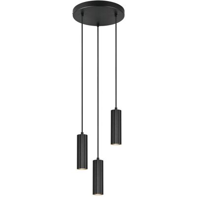 Trio, Pendelleuchte, 367730332 Soka GU10 Pendelleuchte 3-fach ⌀28cm Schwarz Matt (GU10) Trio, Pendelleuchte, 367730332 Soka GU10 Pendelleuchte 3-fach ⌀28cm Schwarz Matt (GU10)