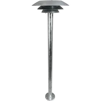 Dyberg Larsen, Gartenbeleuchtung, DL25 bed lampe Ø25 H90 cm galvaniseret G9 (G9) Dyberg Larsen, Gartenbeleuchtung, DL25 bed lampe Ø25 H90 cm galvaniseret G9 (G9)