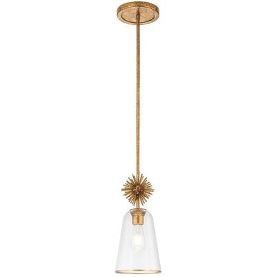 Elstead Lighting, Pendelleuchte, Elstead Staring Pendelleuchte E27 Gebeiztes Gold Klar (E27) Elstead Lighting, Pendelleuchte, Elstead Staring Pendelleuchte E27 Gebeiztes Gold Klar (E27)