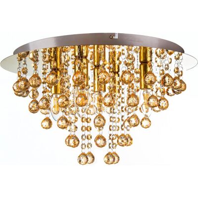 Nino Leuchten London 5-flammig Gold-Deckenleuchte - Deckenlampe Nino Leuchten London 5-flammig Gold-Deckenleuchte - Deckenlampe