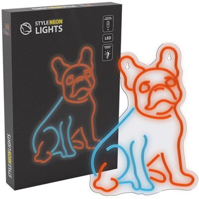 Manta, LED Streifen, SNL68MT Style Neon Lights Dog French Bulldog (Mehrfarbig, 26 cm) Manta, LED Streifen, SNL68MT Style Neon Lights Dog French Bulldog (Mehrfarbig, 26 cm)