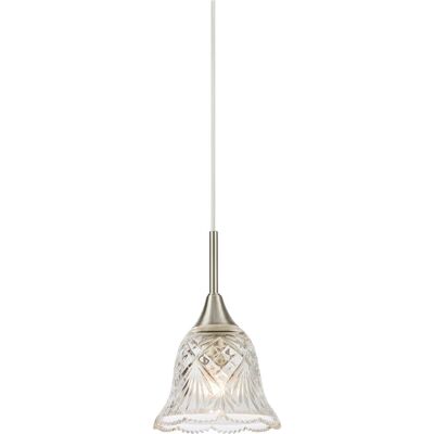 Markslöjd, Pendelleuchte, LUNA Pendant 1L Clear/Satin Nickel Markslöjd, Pendelleuchte, LUNA Pendant 1L Clear/Satin Nickel