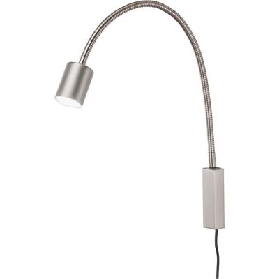 Fischer & Honsel, Deckenleuchte, Honsel Justi LED Bettleuchte Flex GU10 warmweiss schaltbar nickel 30499 (GU10) Fischer & Honsel, Deckenleuchte, Honsel Justi LED Bettleuchte Flex GU10 warmweiss schaltbar nickel 30499 (GU10)
