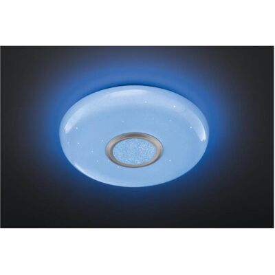 Fischer & Honsel, Deckenleuchte, Honsel T-Esra LED Deckenleuchte 19W Tunable white steuerbar dimmbar silber + Fernbedienung Fischer & Honsel, Deckenleuchte, Honsel T-Esra LED Deckenleuchte 19W Tunable white steuerbar dimmbar silber + Fernbedienung