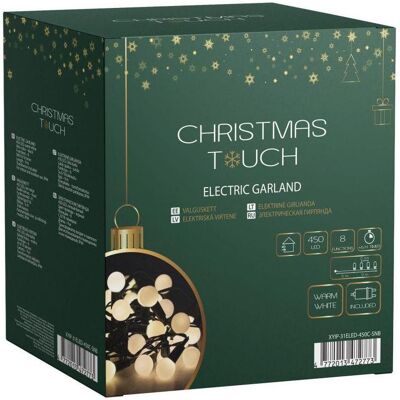 Christmas To, Lichterkette, Garland of light bulbs Christmas Touch Small Cherry, 9 m (9 m) Christmas To, Lichterkette, Garland of light bulbs Christmas Touch Small Cherry, 9 m (9 m)
