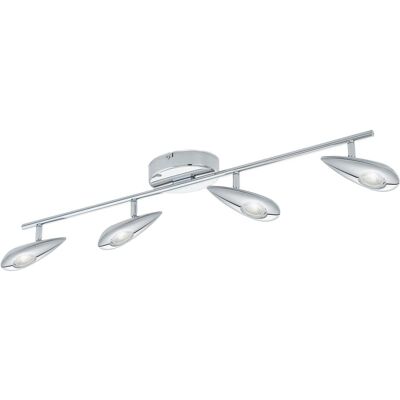 EGLO, Deckenleuchte, 95753 Pedregal LED Deckenlampe 4x3,3W Stahl Chrom EGLO, Deckenleuchte, 95753 Pedregal LED Deckenlampe 4x3,3W Stahl Chrom
