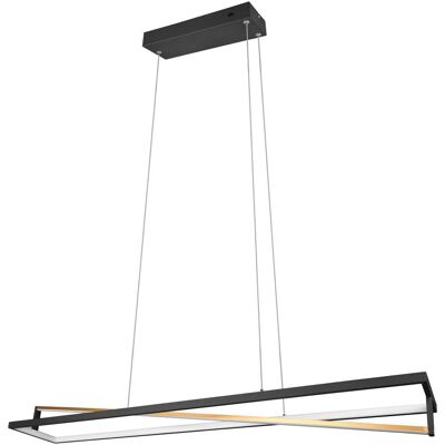 Trio Lighting - Edge 35W LED Pendelleuchte - Schwarz Trio Lighting - Edge 35W LED Pendelleuchte - Schwarz