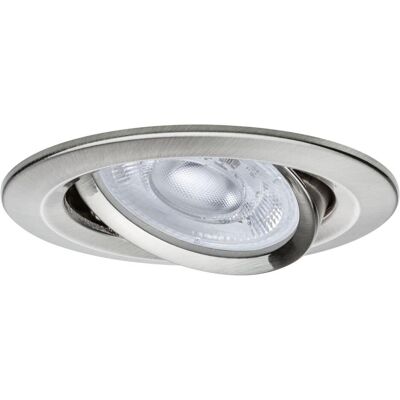 Paulmann, Wandleuchte + Deckenleuchte, 92270 Nova LED-Einbauleuchte GU10 4.9 W Eisen (gebürstet) (550 lm, GU10) Paulmann, Wandleuchte + Deckenleuchte, 92270 Nova LED-Einbauleuchte GU10 4.9 W Eisen (gebürstet) (550 lm, GU10)