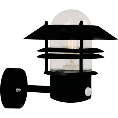 Nordlux, Gartenbeleuchtung, Blokhus, Wandleuchte m Sensor, Schwarz (E27, IP54) Nordlux, Gartenbeleuchtung, Blokhus, Wandleuchte m Sensor, Schwarz (E27, IP54)