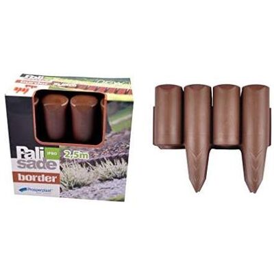 Prosperplast, Rasenkante, 2,5 m Rasen Kunststoff Grenze Rand, in braun Farbe (250 cm) Prosperplast, Rasenkante, 2,5 m Rasen Kunststoff Grenze Rand, in braun Farbe (250 cm)