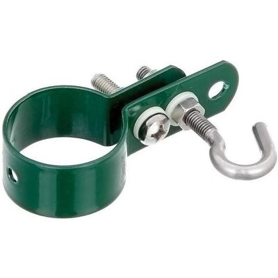 Gust. Alberts Zaunpfostenklemme - Verzinkter Stahl - Grün - 38mm - Zaunzubehör Gust. Alberts Zaunpfostenklemme - Verzinkter Stahl - Grün - 38mm - Zaunzubehör