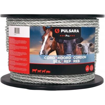 Pulsara, Gartenzaun, Studie (4 mm / 500 Meter / Weiss) - Pro Pulsara, Gartenzaun, Studie (4 mm / 500 Meter / Weiss) - Pro