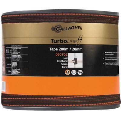 Gallagher, Gartenzaun, Schriklint TurboLine (20 MM / Terra) - 200 Meter Gallagher, Gartenzaun, Schriklint TurboLine (20 MM / Terra) - 200 Meter