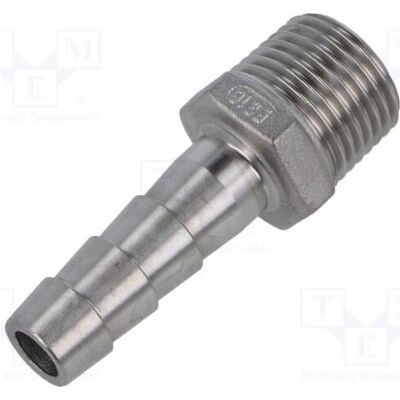 Gebo, Schlauchanschluss + Schlauchverbinder, Verbinder: Schlauchstück max.10,5bar 1.4408 Edelstahl G316 (13 mm) Gebo, Schlauchanschluss + Schlauchverbinder, Verbinder: Schlauchstück max.10,5bar 1.4408 Edelstahl G316 (13 mm)
