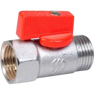 Arco, Zubehör Sanitärinstallation, VALVLE MINI 1/2 M/F RED HANDLE Arco, Zubehör Sanitärinstallation, VALVLE MINI 1/2 M/F RED HANDLE