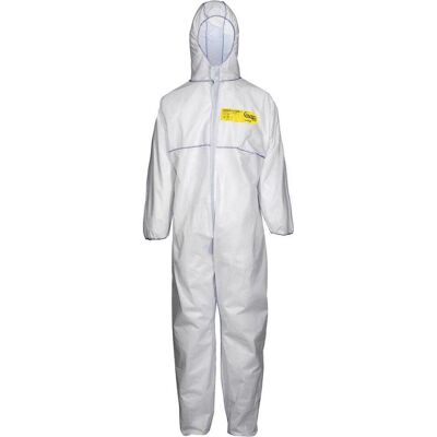Magni, Schutzanzug + Arbeitsoverall, Cover Base Premium Chemieschutzoverall (SMS) SMS-1, weiss/blau, Gr. M (M) Magni, Schutzanzug + Arbeitsoverall, Cover Base Premium Chemieschutzoverall (SMS) SMS-1, weiss/blau, Gr. M (M)