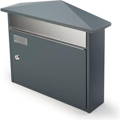 SafePost, Briefkasten, 969 Briefkasten anthrazit RAL7016 Edelst. SafePost, Briefkasten, 969 Briefkasten anthrazit RAL7016 Edelst.