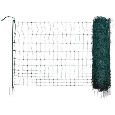 AKO PoultryNet Premium Geflügelnetz - 50m x 122cm, 15 Pfähle, grün AKO PoultryNet Premium Geflügelnetz - 50m x 122cm, 15 Pfähle, grün