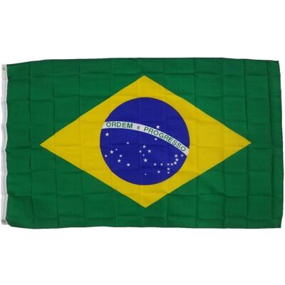 trends4cents, Fahne, XXL Flagge Brasilien 250 x 150 cm Fahne mit 3 Ösen 100g/m² Stoffgewicht Hissflagge (150 x 250 cm) trends4cents, Fahne, XXL Flagge Brasilien 250 x 150 cm Fahne mit 3 Ösen 100g/m² Stoffgewicht Hissflagge (150 x 250 cm)